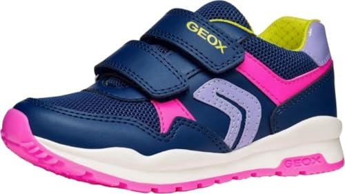 Geox J Pavel Girl A dziewczęce sneakersy, Granatowy, 34 EU