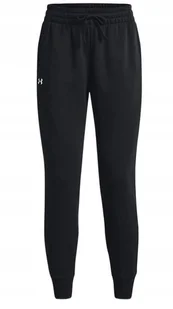 Spodnie damskie Under Armour Rival Fleece Jogger czarne rozm. XS - Spodnie damskie - miniaturka - grafika 1