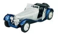 Samochody i pojazdy dla dzieci - WELLY OLD TIMER SS JAGUAR 100 BEZ DACHU SREBRNY 1:34 SAMOCHÓD NOWY METALOWY MODEL - miniaturka - grafika 1