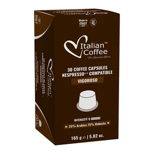 Italian Coffee La Boutique del Caff Srl Vigoroso kapsułki do Nespresso - 30 kapsułek - Kawa w kapsułkach i saszetkach - miniaturka - grafika 1