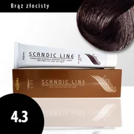 Farby do włosów i szampony koloryzujące - SCANDIC Line Profis lastrada farba do włosów 100ml 4.3 - miniaturka - grafika 1