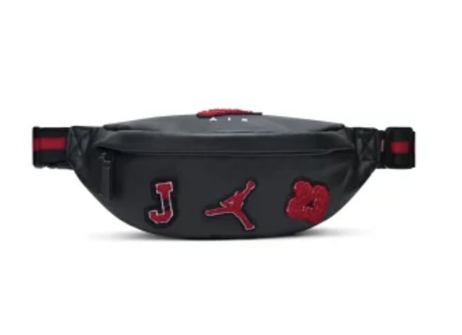 Saszetka nerka Air Jordan Jam Borough Varsity Crossbody Bag Czarna - MA9064-023