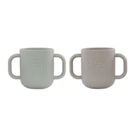 Kubki dla dzieci - ZESTAW KUBKÓW Z USZKAMI - 2 PAK - miniaturka - grafika 1