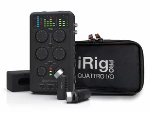 ‌IK Multimedia iRig Pro Quattro I/O Deluxe - Przenośny rejestrator ♦ 30 DNI NA ZWROT ♦ GWARANCJA DOOR-TO-DOOR ♦ SZYBKA WYSYŁKA - Dyktafony - miniaturka - grafika 1