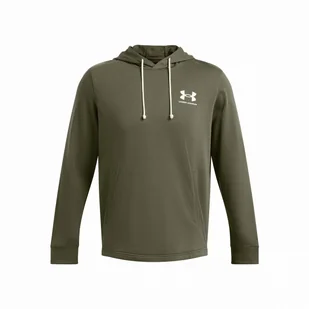 Męska bluza Under Armour Rival Terry LC HD Rozmiar: L / Kolor: ciemnozielony - Bluzy sportowe męskie - miniaturka - grafika 1
