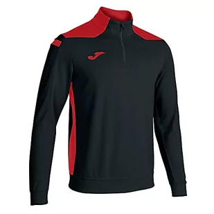 Joma Bluza męska 101952.106.5XS, czarno-czerwona, normalny rozmiar, czarny, czerwony, 5XS - Bluzy męskie - miniaturka - grafika 1