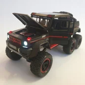 Zabawki zdalnie sterowane - Mercedes-Benz 6x6 AMG G klasa 1:24 światła LED otwierane drzwi metalowy - miniaturka - grafika 1