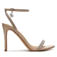 Sandały damskie - Sandały Guess FLJCHR SAT03 Beżowy - miniaturka - grafika 1