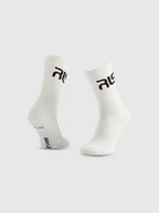 Skarpetki męskie - 4F Skarpety casual wysokie męskie 4F x Robert Lewandowski - białe 39-42 - miniaturka - grafika 1