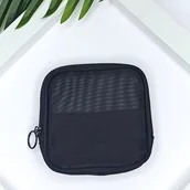 Kosmetyczki, organizery i kuferki - Kosmetyczka na drobiazgi z siateczki na zamek YEYE - miniaturka - grafika 1