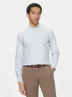 Koszule męskie - BOSS Koszula Roan 50520275 Błękitny Slim Fit - miniaturka - grafika 1