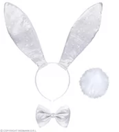Stroje karnawałowe - Widmann Andreas zestaw zając kostium, biały, rozmiar uniwersalny SA-8038B - miniaturka - grafika 1