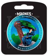 Magnesy - PAN DRAGON Magnes I love Poland Warszawa ILP-MAG-A-WAR-34 - miniaturka - grafika 1