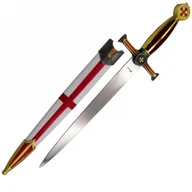 Repliki - broń - Sztylet Templariuszy Amont Decor Habitat - Sztylet Wielkiego Mistrza Zakonu - miniaturka - grafika 1