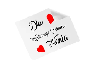 Ściereczka do okularów z imieniem na dzień dziadka - 1 szt. - Akcesoria do okularów - miniaturka - grafika 1