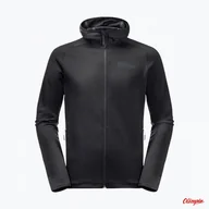 Bluzy męskie - Polar Jack Wolfskin BAISELBERG HOODED FZ M - miniaturka - grafika 1