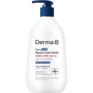 Derma:B CeraMD Cream Wash, Nawilżający i łagodzący kremowy żel do mycia ciała - Kosmetyki do kąpieli - miniaturka - grafika 1