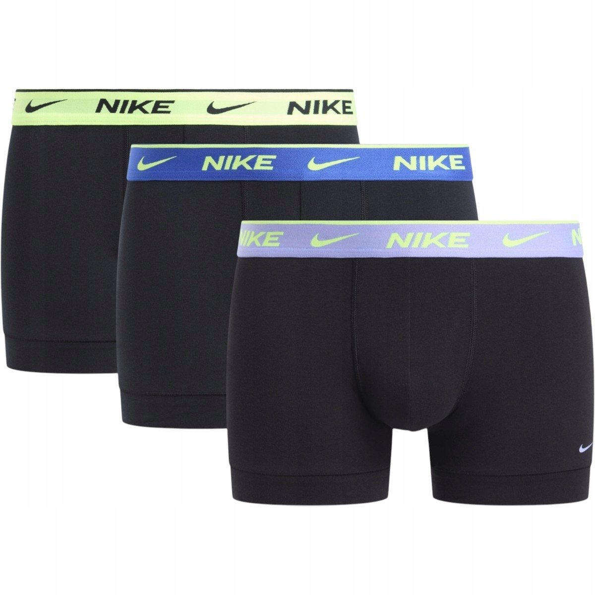 NIKE BOKSERKI MĘSKIE MAJTKI TRUNK 3PK CZARNE r.XL