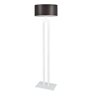 Lampa podłogowa LYSNE Kalifornia, 60 W, E27, brązowo-biała, 161x40 cm - Lampy stojące - miniaturka - grafika 1