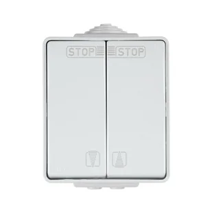 Efapel Włącznik żaluzjowy SZARY IP65 WATERPROOF - Wyłączniki światła i elektryczne - miniaturka - grafika 1