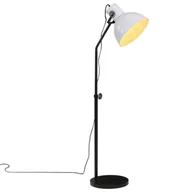 Lampy ogrodowe - vidaXL Lampa stojąca, 25 W, biała, 30x30x90-150 cm, E27 - miniaturka - grafika 1