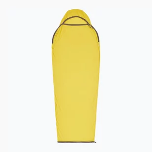 Wkładka do śpiwora Sea to Summit Reactor Sleeping Bag Liner Mummy compact yellow - Śpiwory - miniaturka - grafika 1