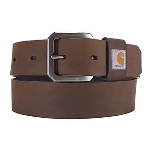 Carhartt Męski pasek skórzany Legacy, Skóra siodłowa (brązowa) - Paski - miniaturka - grafika 1