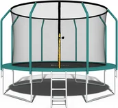 Trampoliny - Funfit Trampolina ogrodowa 4467 z siatką wewnętrzną 12 FT 374 cm - miniaturka - grafika 1