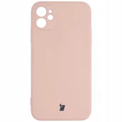Etui i futerały do telefonów - Bizon Etui Case Silicone do Apple iPhone 11 jasnoróżowe - miniaturka - grafika 1