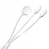 Akcesoria do smartwatchy - ŁADOWARKA 3w1 MAGNETYCZNA DO APPLE WATCH 2x KABEL DO IPHONE 1,2m - JOYROOM - miniaturka - grafika 1