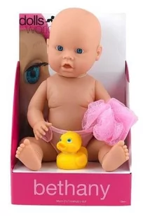 Peterkin Lalka bobas do kąpieli 38cm w zestawie z kaczuszką 08551 PEK-08551 - Lalki dla dziewczynek - miniaturka - grafika 2