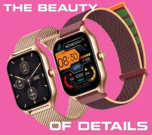 Rubicon RNCF03 Bordowy - Smartwatch - miniaturka - grafika 8