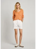 Spodenki damskie - Pepe Jeans Szorty "Vania" w kolorze białym - miniaturka - grafika 1