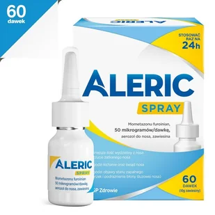 USP ZDROWIE Aleric Spray aerozol do nosa x 60 dawek 10 g |  OD 199 PLN! - Leki na alergię - miniaturka - grafika 1
