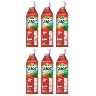 Pure Plus Napój z aloesem - Granat zestaw 6 x 500 ml - Soki i napoje niegazowane - miniaturka - grafika 1