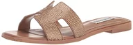 Sandały damskie - Steve Madden Sandały damskie Hadyn, Brąz stras, 7 - miniaturka - grafika 1
