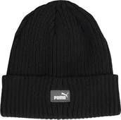 Czapki damskie - Puma Czapka Puma Classic Cuff Beanie czarna 024826 01 Senior - miniaturka - grafika 1
