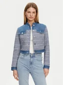 Kurtki damskie - Guess Kurtka jeansowa W5GL23 WH610 Niebieski Regular Fit - miniaturka - grafika 1