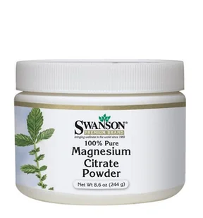 Swanson, Usa Cytrynian Magnezu - 100% czystości - suplement diety 244 g - Układ nerwowy - miniaturka - grafika 1