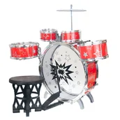 Instrumenty muzyczne dla dzieci - PERKUSJA ZESTAW ZABAWKA DLA DZIECI INSTRUMENT - miniaturka - grafika 1