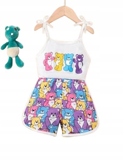 SHEIN KOMBINEZON KRÓTKI W MISIE LATO 104-110 ŁNE