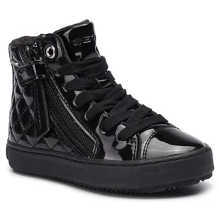 Sneakersy Geox J Kalispera G. D J944GD 000HH C9999 M Czarny - Buty dla dziewczynek - miniaturka - grafika 1