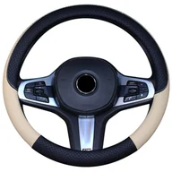 Akcesoria motoryzacyjne - Antypoślizgowy Pokrowiec Na Kierownicę Beżowy Perfectlife - miniaturka - grafika 1