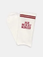 Skarpetki męskie - MOJA RACJA JEST NAJMOJSZA / skarpety ŚMIESZNE Skarpety sportowe z napisem MOJA RACJA 36-40 - miniaturka - grafika 1