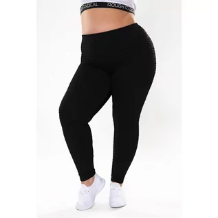 Spodnie sportowe damskie - Legginsy antycellulitowe fitness damskie Rough Radical Impulse Plus size - grafika 1