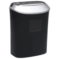 Niszczarki - VidaXL Niszczarka do papieru, na 10 arkuszy, cięcie w ścinki, czarna! 51552 VidaXL - miniaturka - grafika 1