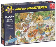 Puzzle - Jumbo 19015 - Jan Van Haasteren - Rafting Wildwasser, 1500 części Puzzle - miniaturka - grafika 1