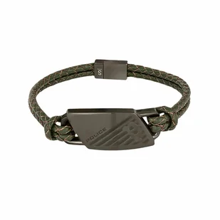 Bransoletka Męska Police PJ26559BLU.03 Skórzany 19 cm - Bransolety męskie - miniaturka - grafika 1