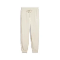 Spodnie damskie - Damskie Spodnie PUMA PUMA CLASS COMFORT SWEATPANTS TR CL 68503787 – Beżowy - miniaturka - grafika 1