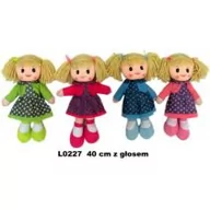 Maskotki i pluszaki - Sun-Day Pluszak Lalka z Głosem Mówi I Śpiewa Po Polsku 40cm L0227 - miniaturka - grafika 1